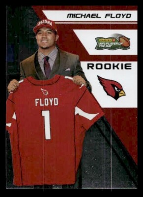 2012 Panini NFL Player of the Day #5 Michael Floyd Rookie Cardinals