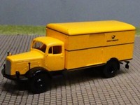 1/87 Brekina Mb 325 Dbp Post Koffer Gelb
