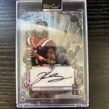 2024 Wild Card 7 Card Studs 1st RC Rookie /3 - Kyron Drones Auto