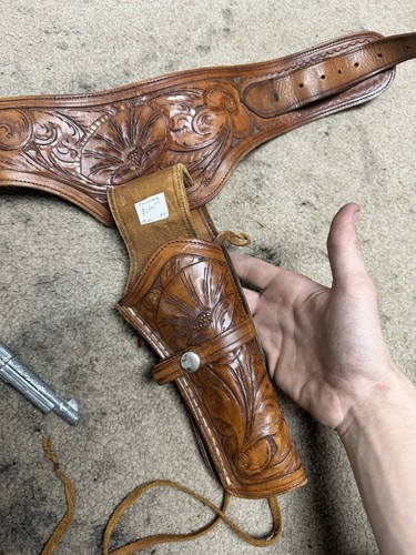 Western Holster Rig for Colt Single Action Army 40” Vintage ( One Of A Kind!! ) - Picture 14 of 24