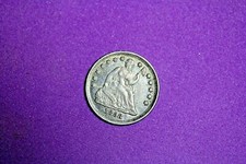Estate Find 1858 - Seated Liberty Half Dime!!  #K1772
