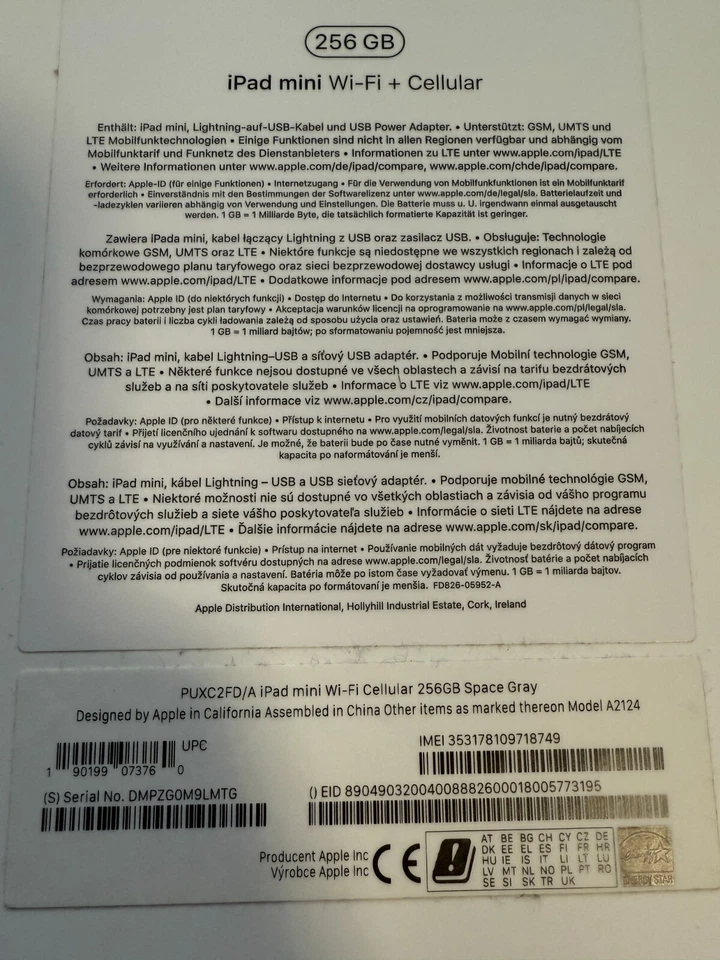 Apple iPad Mini (5.) 2019 256GB, WLAN+4G 7,9 Zoll - Mega Bundle all in - TOP - Bild 3 von 4