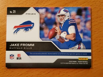 2020 Prizm Rookie Gear Pink #21 Jake Fromm Georgia Bills QB Jersey
