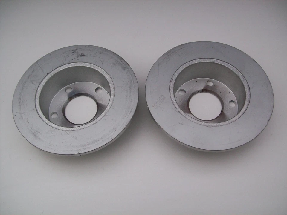 Par de discos de freno traseros originales Audi A6 a juego 4A0615601A 1995-2005 Foto 2 de 2