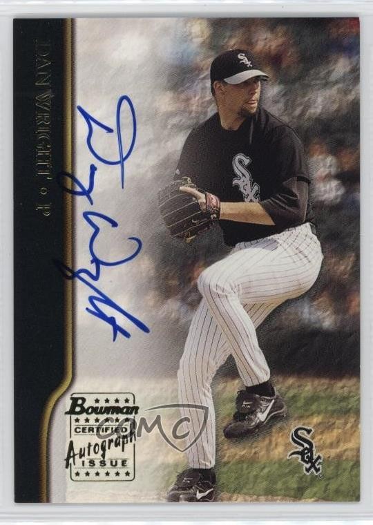 2002 Bowman Dan Wright #BA-DW Auto 11pj