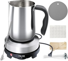 Candle Making Kit,Candle Making Supplies with Electric Hot Plate,Wax Melting Pot