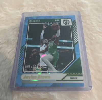 Panini Donruss 2024-25 Jaylen Brown #008 Blue Parallel Serial 099/199 Celtics