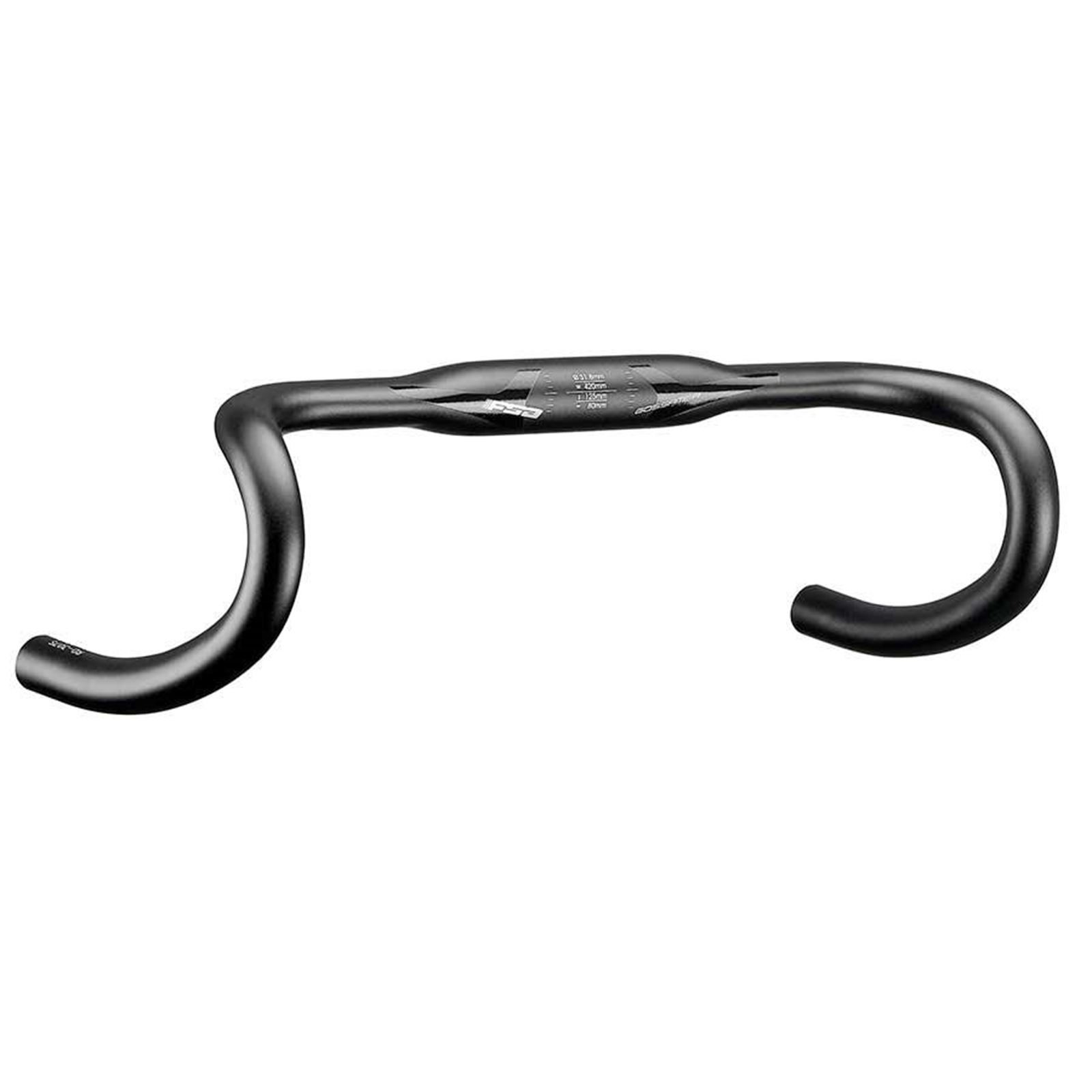 Gossamer Wing Compact Drop Handlebar 380mm - Black 185-00190