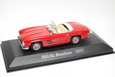 MERCEDES BENZ 300 SL W198 Roadster 1957 Red Spider IXO Altaya 1:43 Rosso