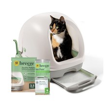 Purina Tidy Cats Breeze Covered Litter Box System Starter Kit- Litter Box