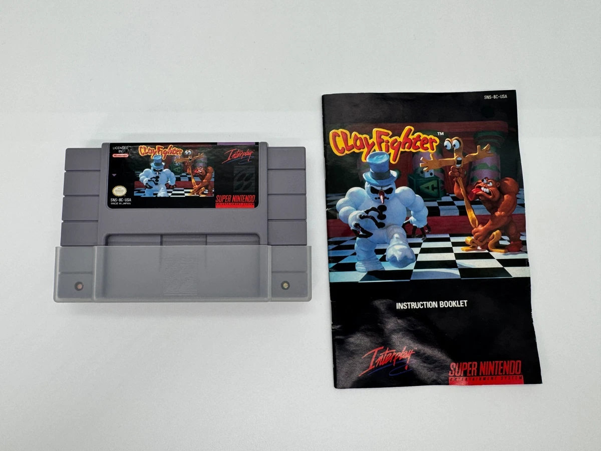 25+ Clay Fighter Nintendo SNES Video Games for sale | Updated Oct 2026