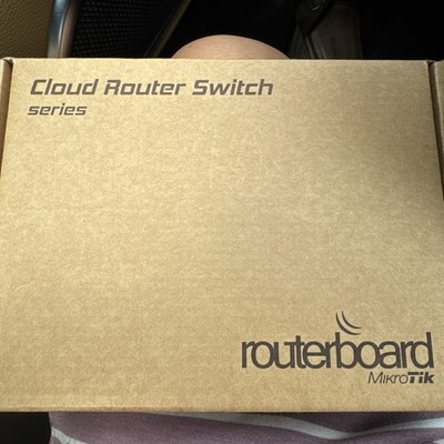 MikroTik CRS106-1C-5S Cloud Router Switch 5x 1.25Gbps SFP cages RouterOS