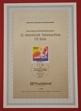 Ersttagsblatt der Deutschen Bundespost 25. In...