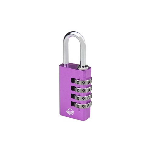 4-Digit Aluminum Combination Padlock for Gym,School Lockers,Toolbox,Fence Gat...