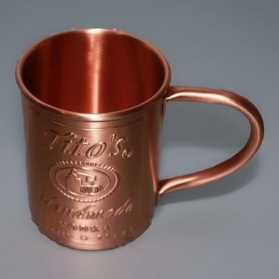 Tito's Handmade Vodka MoscowMule Solid Copper Collectible Mug