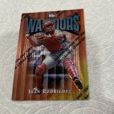 1997 Topps Finest - Common - Bronze Ivan Rodriguez #90 Refractor