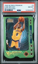 1996 SKYBOX PREMIUM NEW EDITIONS #3 KOBE BRYANT PSA 8