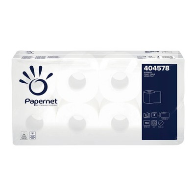 9x Papernet Toilettenpapier 404578, 4-lagig - B07V6ZP1NF | Packung (8 Stück)