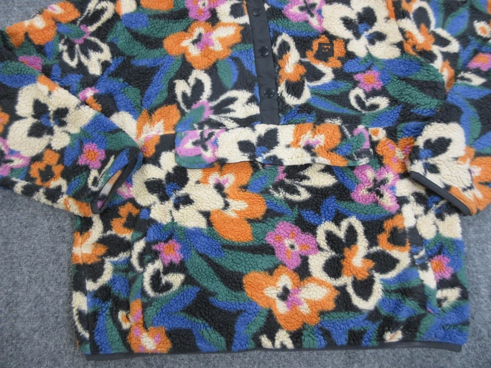 Chaqueta Sherpa Billabong Pullover Mujer XL Floral Polar Adventure Division Foto 2 de 4