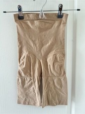 Spanx Undie-tectable High Waisted Shaping Shorts Nude Size Medium Seamless