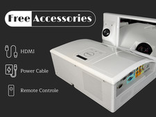 Ultra Short Throw DLP Projector for Community Classes  Workshops 3100 Lumens 4K