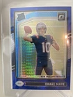 2024 Panini Donruss Optic - Rated Rookie Drake Maye #229 Blue Hyper Prizm (RC)