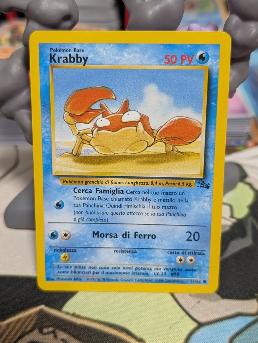 pokemon krabby card 2006 Japanese EX: Miracle Crystal #020/075 1st Edition Price Guide Mitsuhiro Arita Krabby HP 70 Salt Water