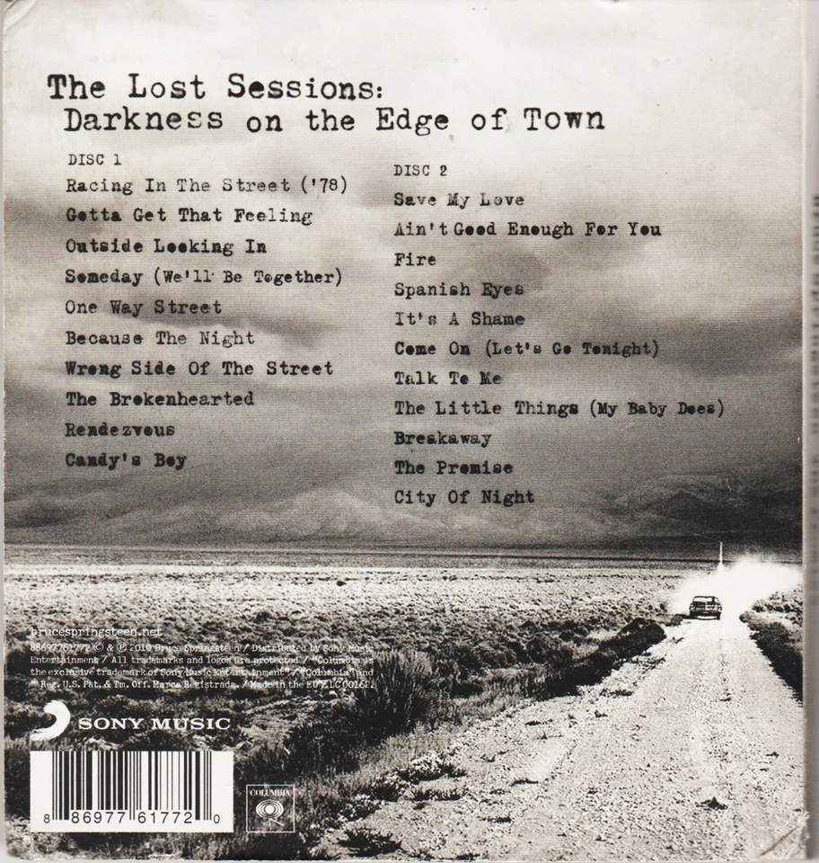 2 CD BRUCE SPRINGSTEEN The Promise DIGIPACK DCD 2010 Th lost Darkness Sessions - Bild 2 von 2