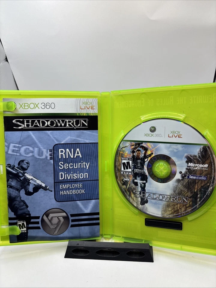 Shadowrun (Microsoft Xbox 360, 2007) CIB Tested And Working - Image 3 of 4