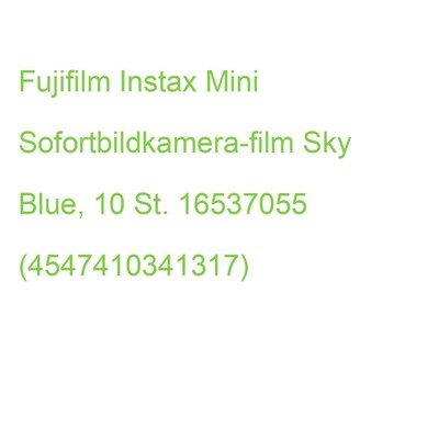 Fujifilm Instax Mini Sofortbildkamera-film Sky Blue, 10 St. 16537055 (4547410341