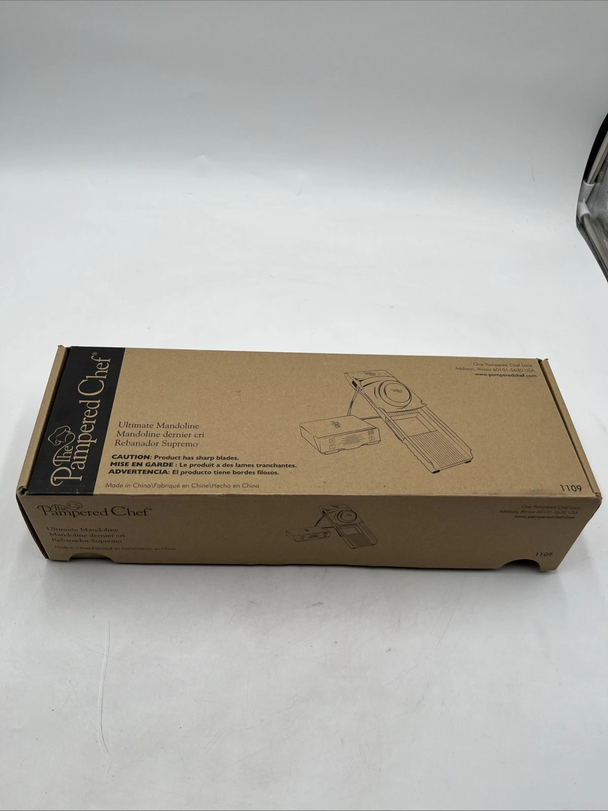 Pampered Chef Ultimate Mandoline 1109 In Original Box EUC Slicing Kitchen Prep
Opens in a new wind