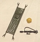 vintage G.I. GI JOE gijoe DOC WEAPONS PARTS LOT #1 helmet gun stretcher FREESHIP