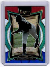 2025 Panini Select Red Blue Prizm Dontrelle Willis 011/399 Florida Marlins #18