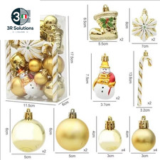 20/29 Pezzi Decorazione Palla Di Natale Appesa Ornamenti Pendenti per Albero Di 