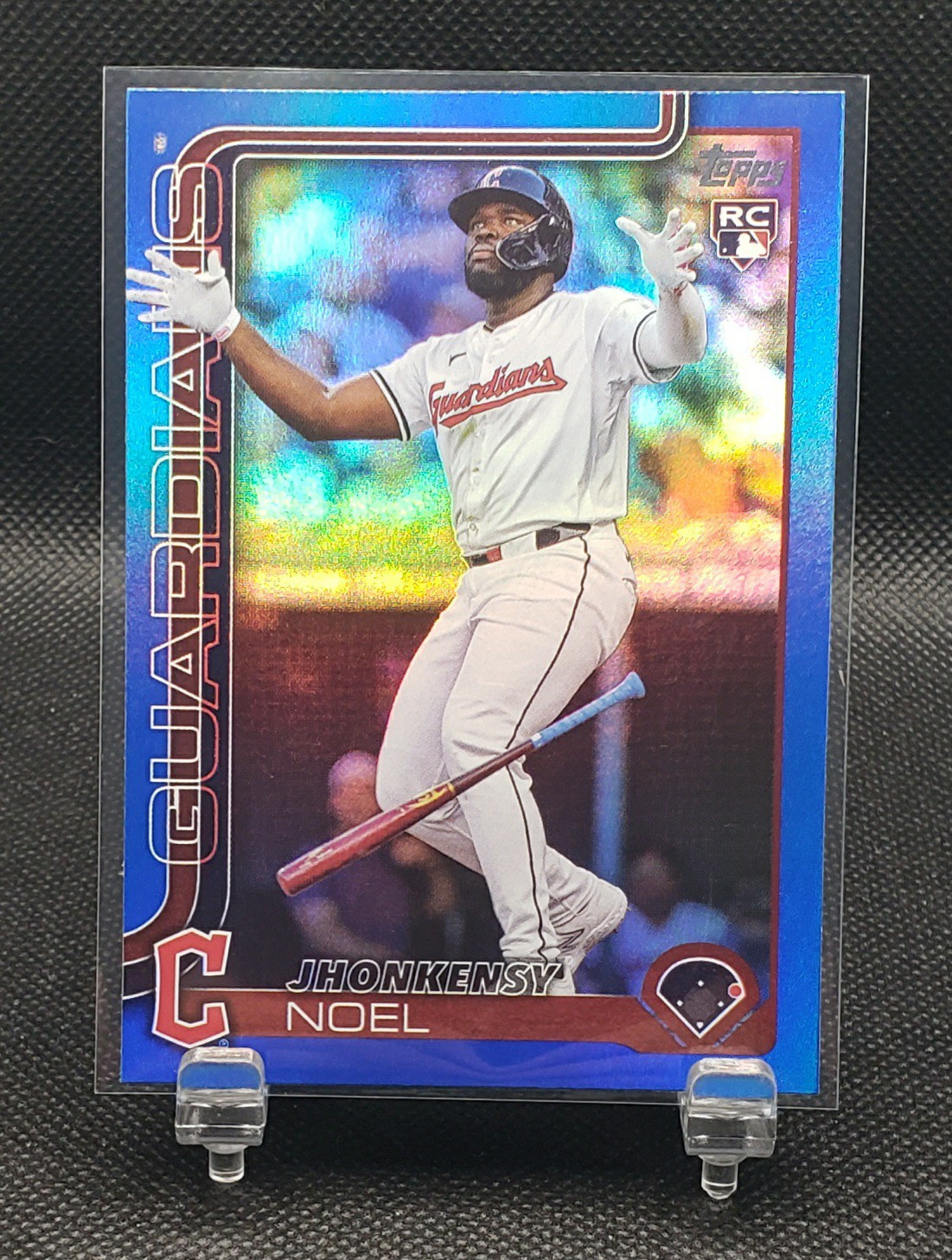 2025 Topps Series 1 Jhonkensy Noel #24 Blue Foil /150 RC Cleveland Guardians