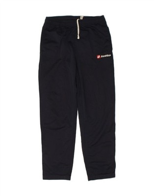 LOTTO Womens Graphic Tracksuit Trousers UK 10 Small Navy Blue BT48