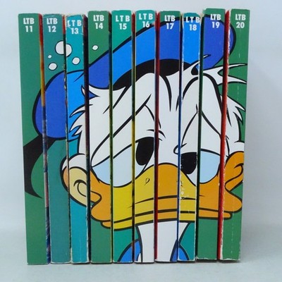 WALT DISNEYS Lustiges Taschenbuch LTB 11 - 20  RÜCKENBILD KOMPLETT  Donald