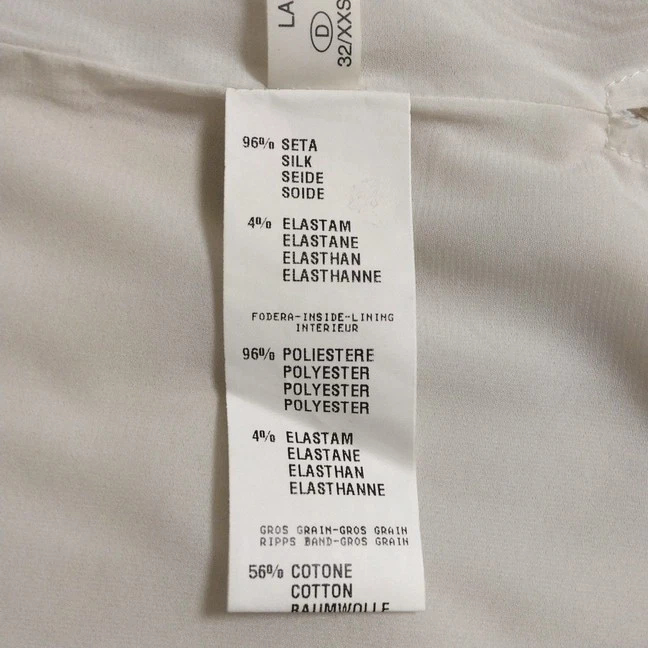 OFF WHITE Autentico FABIANA FILIPPI Abito da donna beige panna