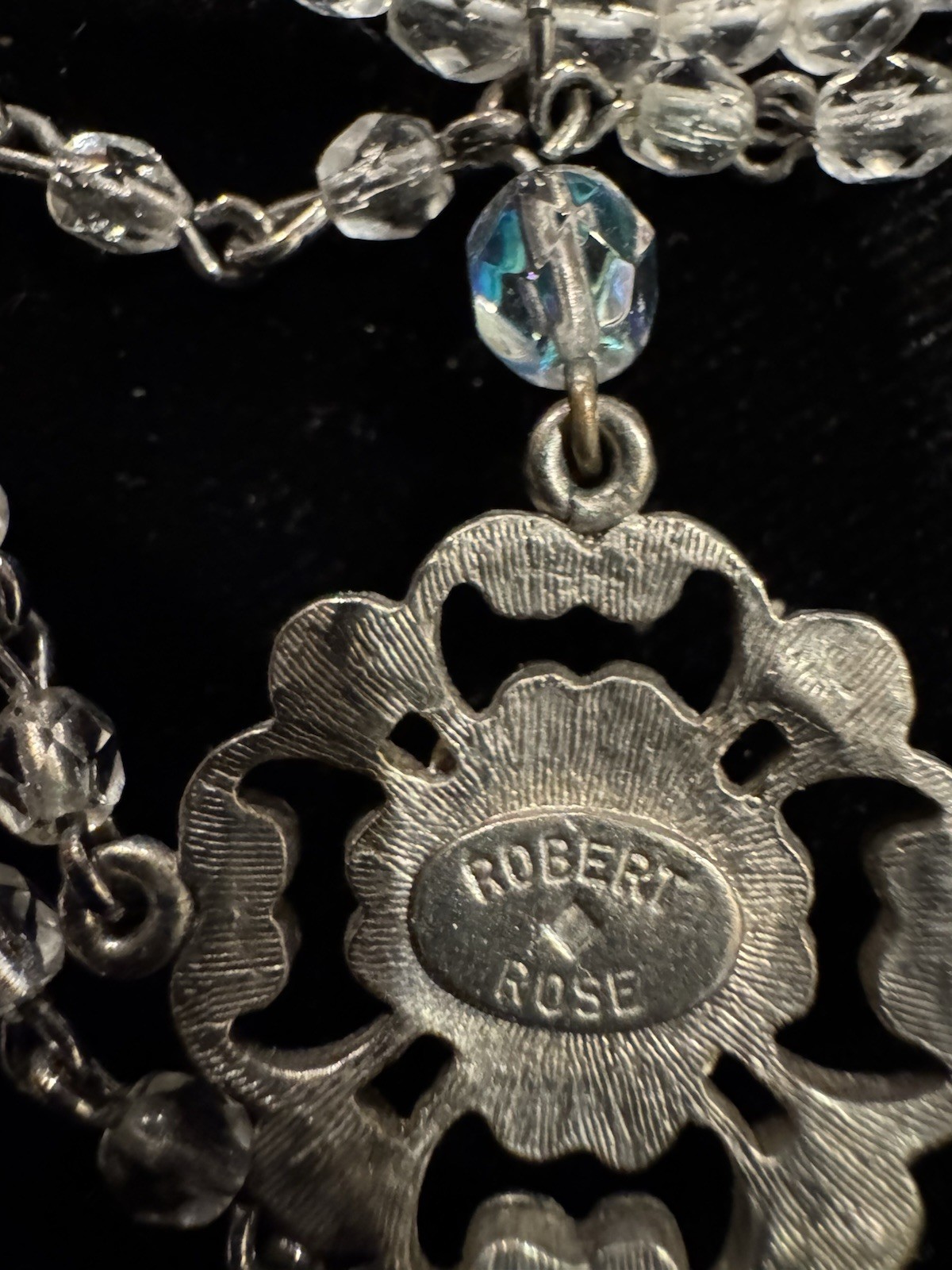 Robert Rose Multi Layer Rhinestone & Faceted Bead… - image 7