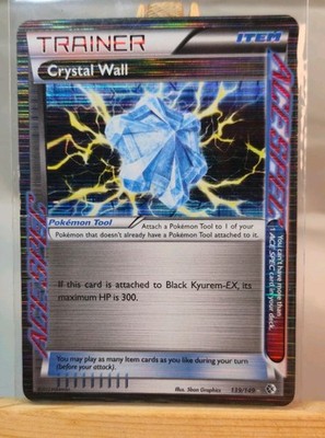 Crystal Wall 139/149 Boundaries Crossed Holo N/M POKEMON ENGLISCH VINTAGE