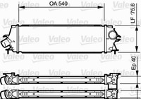 LadeluftkÜHler Valeo 818771 FÜR Opel Renault Intercooler TurbokÜHler