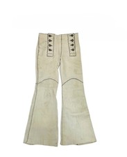 Vintage North Beach Leather Bell-Bottom Pants   1960s  70s   Approx. 29" Waist