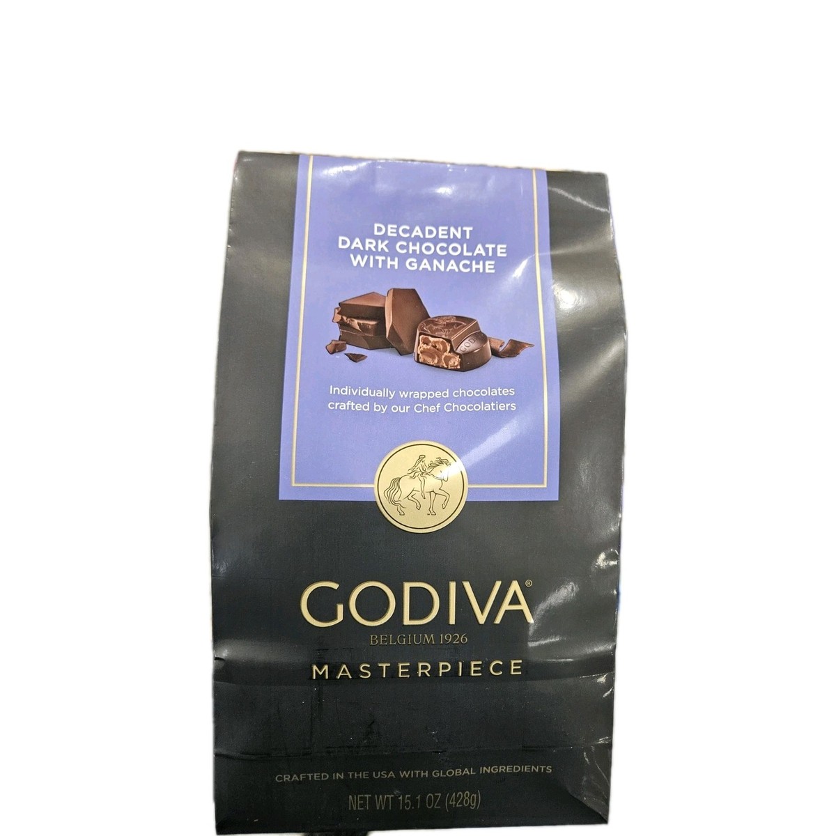 Godiva Belgium 1926 Masterpieces Dark Chocolate Ganache 15.1 Ounce