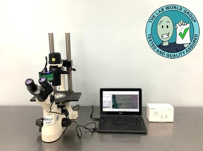 Nikon Eclipse TS100 Inverted Microscope with Warranty SEE VIDEO