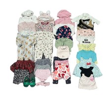 HUGE Girls Lot 3M/6M/9M All Seasons Mixed Brands Sizes Girly 31 Pcs