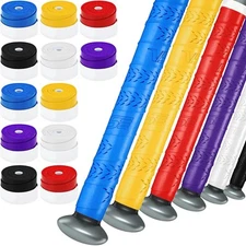 12 Rolls Bat Grip Tape Comfortable and Soft Bat Tape Full Adhesive Baseball Soft