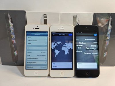 Apple iPhone 5 16GB - Unlocked white black gold Grade A+ Condition IOS SALE BR
