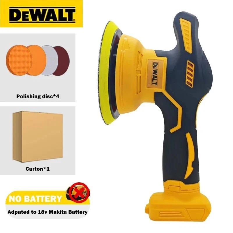 Беспроводная электрическая восковая машина для полировки автомобилей с цифровым дисплеем Dewalt 8 Gears - Изображение 2 из 4