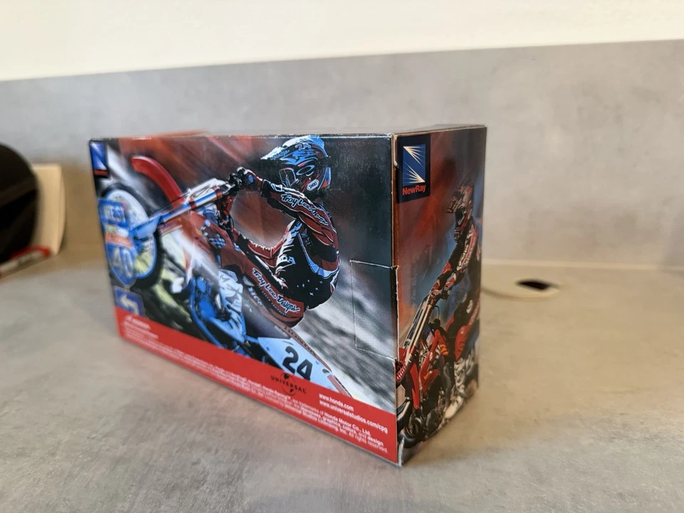 2003 Ernesto Fonseca #24 Honda Racing CR250R 1:12 Newray Dirtbike Toy Rare New - Image 3 of 4