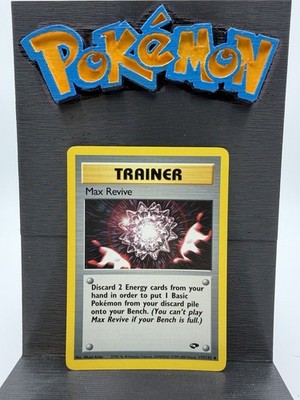 Pokémon TCG Trainer Max Revive Gym Challenge 117/132 Card Uncommon